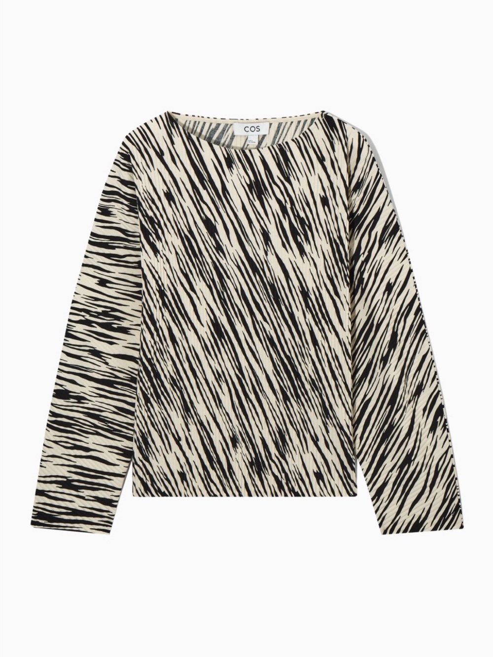 COS Rounded Pleated Top - Picture 2 of 7